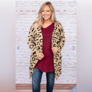 Angashion Cheetah Cardigan